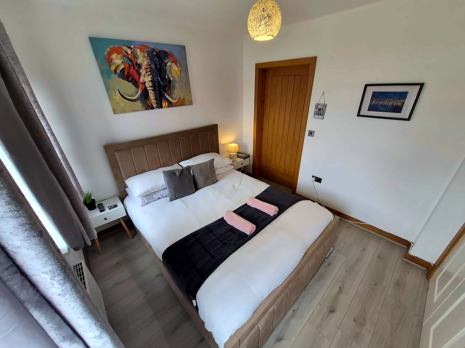 Bedroom 2 with AI light, colour and clarity enhancement